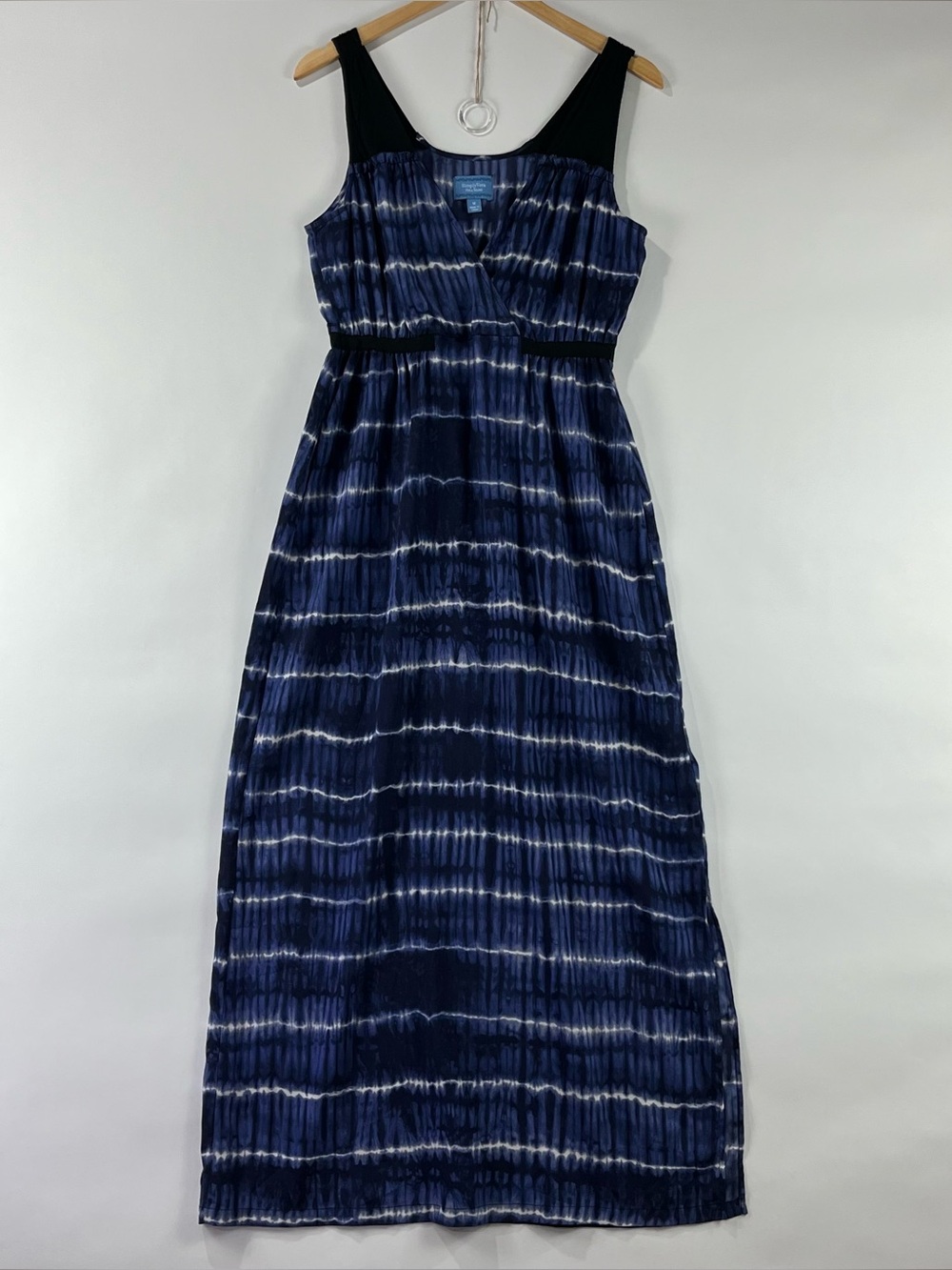 Simply Vera Vera Wang Tie Dye Dress Empire Waist Sleeveless Stretch Strap M NWOT
